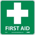 Nmc Graphic Facility Signs - First Aid - Vinyl 7x7, S53P S53P